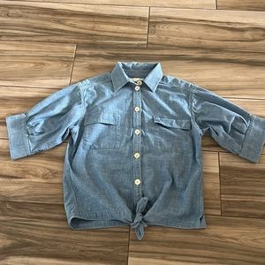 Chloe Paloma tie front shirt